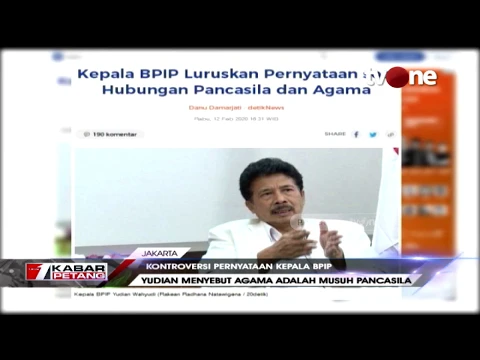 Gaduh! Kontroversi Statement Pernyataan Kepala BPIP | tvOne