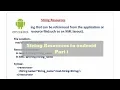 String Resources in android Part 27 1 in Hindi