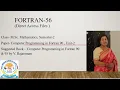 FORTRAN - 56 Direct Access Files