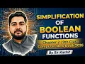 Simplification of Boolean Functions Chapter 2 9th Class Computer New Book 2026 By Sir Kashif