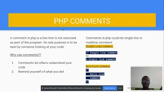 2 Php Syntax and Comments