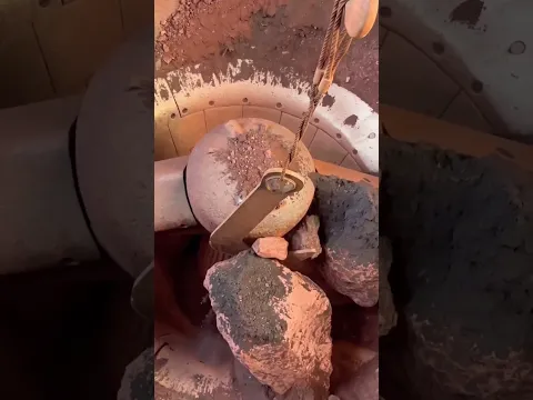 This Machine Crushes Car-Sized Rocks in Seconds! 😱🪨 | Gyratory Crusher #shorts