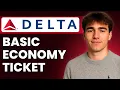 How To Fly Cheap On Delta Airlines With A Basic Economy Ticket Tutorial 2026