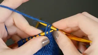 SSK Slip Slip Knit Stitch Decrease Becky Stern