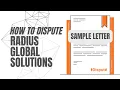 Radius Global Solutions How to Dispute Report Via Certified Mail Like a Pro
