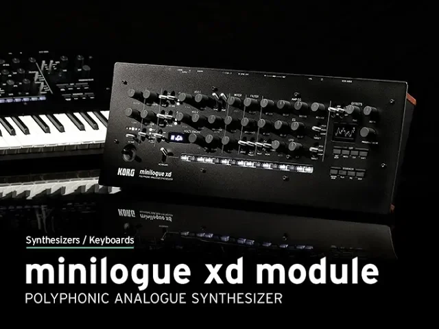 最終値下げ！美品！　KORG minilogue xd module Korg Minilogue XD Module Desktop Analog Synthesizer | zZounds