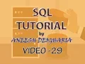 SQL Tutorial Series 29 - ALTER Statement
