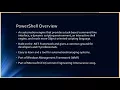 1 PowerShell Overview Installation ISE Console Cmdlets