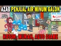 AZAB DEPOT PENJUAL AIR MINUM GALON ISI ULANG DZOLIM \u0026 CURANG!! | SINETRON AZAB