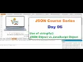 Day 6 JSON stringify Explained JSON Object vs JavaScript Object