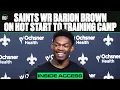 Barion Brown on his Breakout Camp Performance and Staying Levelheaded