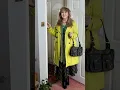 Tanya Melody - Crossdressing fashion - Green coat / theme.