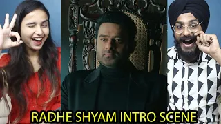 radhe shyam intro scene reaction prabhas pooja hegde parbrahm singh