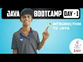 7 Days Java Bootcamp - Day 1 Recorded session