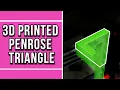 3D Printed Penrose Triangle The Impossible Triangle Optical Illusion