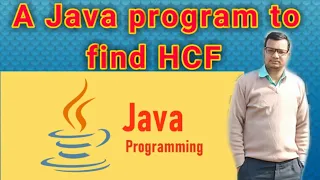 Java Program to find hcf how to calculate gcd in java