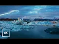 Download Lagu Glacier Lagoon Ambience, Relaxing Sounds for Sleep and Study in Iceland ASMR | 3 Hours