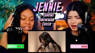 Download JENNIE - 눈 (Snow) / Snowman Cover reaction MP3