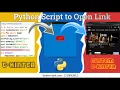 Python Script to Open Link in Web Browser Using a Button with Tkinter