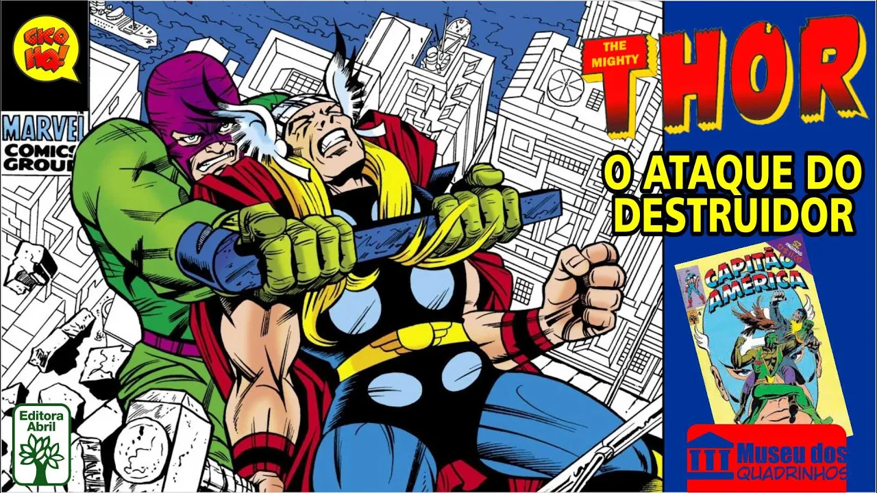 THOR: A AMEAÇA DO DESTRUIDOR, por Stan Lee e Jack Kirby! MUSEU DOS QUADRINHOS!