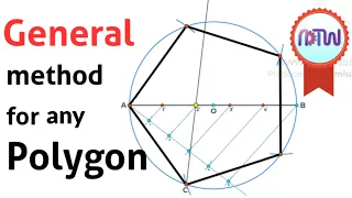 How To Inscribe A Polygon Inside A Circle General Method 