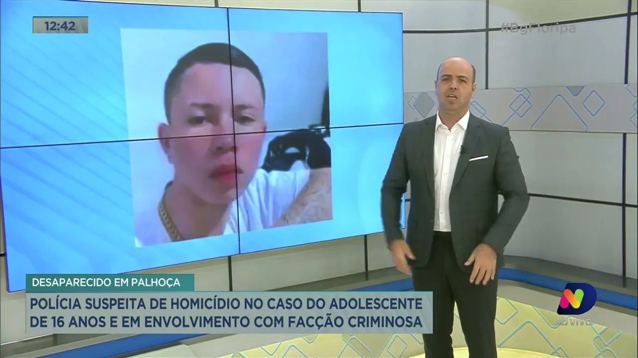 Continuam as investigações do caso do adolescente desaparecido em Palhoça