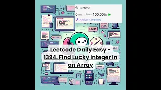 1394 Find Lucky Integer in an Array Easy Leetcode Daily 7-4-25