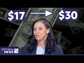 Could NYC raise minimum wage to 30