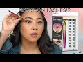 NEW KISS imPRESS PRESS-ON LASH CLUSTERS NO GLUE NEEDED
