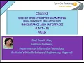 Prof Suja A Alex MCQs Unit II Java CS8392 Object Oriented Programming