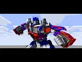 Transformers Optimus prime transform animation Made by Mine-imator