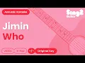 Download Lagu Jimin - Who (Acoustic Karaoke)