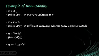 Primitive and Reference Types in Python