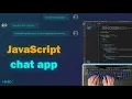 ASMR Programming - Coding Chat App with jQuery JavaScript HTML and CSS