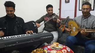 يابنت المدينة كلسة فنيية  مع سي عبد الجبار  يونس زريقي       دندنها