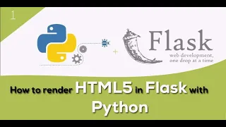 Python with Flask how to render html page inside Python and Flask web app development