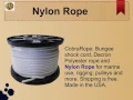 Nylon Rope For Sale