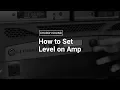 Download Lagu Cara Mengatur Level pada Amplifier (atau Speaker Aktif)
