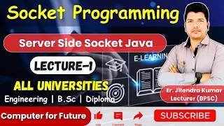 Socket Programming By Jitendra Sir Java Socket Programming Tutorial Client Server Program in Java