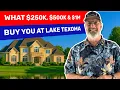 What 250K 500K 1M REALLY Get You at Lake Texoma Summer 2025 Real Estate Tour