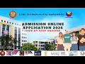 Admission Application Tutorial 2026