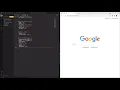 Project 0 CS50 - Creating Google with only HTML CSS full code