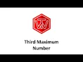 Third Maximum Number LeetCode 414 Coding Interview Tutorial