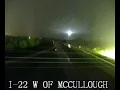 MDOT Traffic Camera picks up heavy lightning
