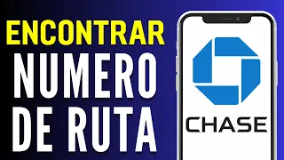 Como VER mi Numero de RUTA en CHASE Bank Rapido y Facil