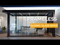 ADD-ONS Frameless Sliding Glass Door