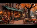 Download Lagu Sweet October Fall Morning \u0026 Cozy Coffee Shop Ambience 🍂 Relaxing Jazz Background Music for Working