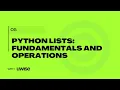 005 A Deep Dive into Python Lists