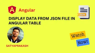 Angular Tutorial for Beginners Fetch Data from JSON File