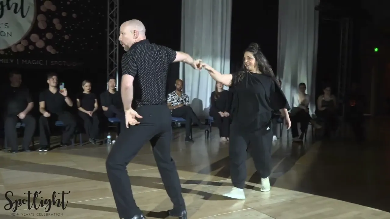 Spotlight New Year's Celebration 2024/2025 Open Strictly Swing Doug Rousar & Ariel Peck